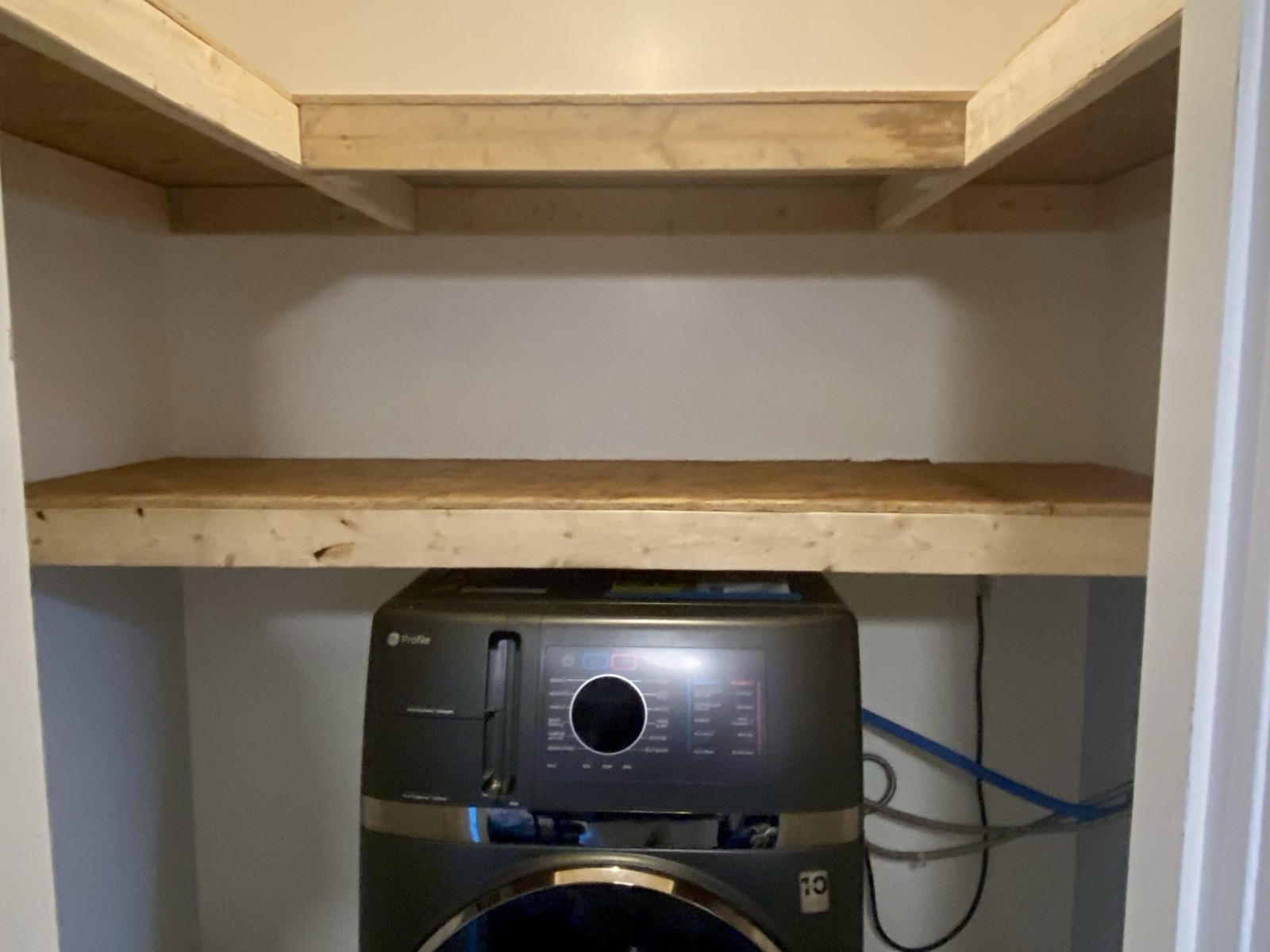 New Laundry Room Shelving and Remodel