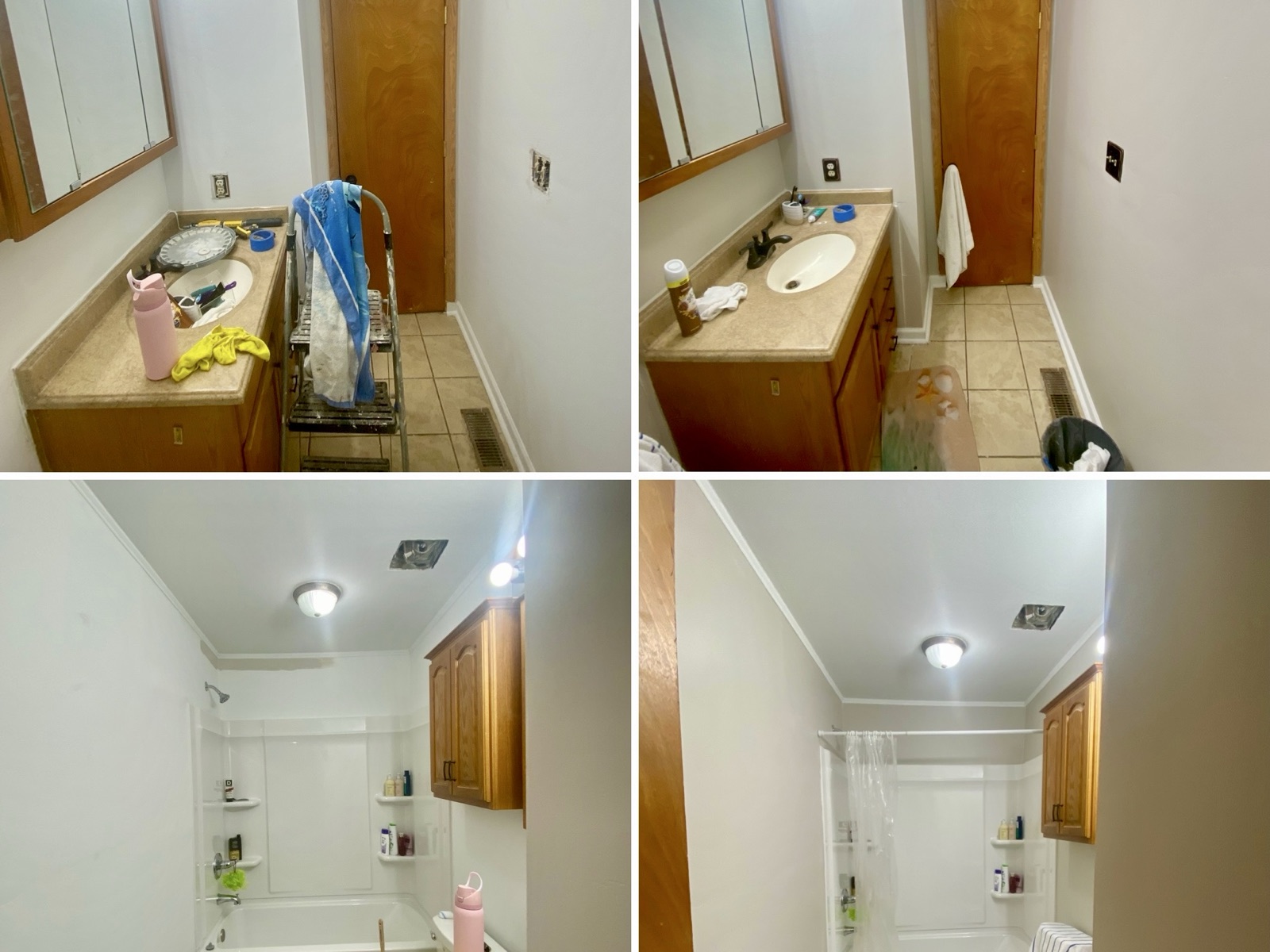 Repainted bathroom