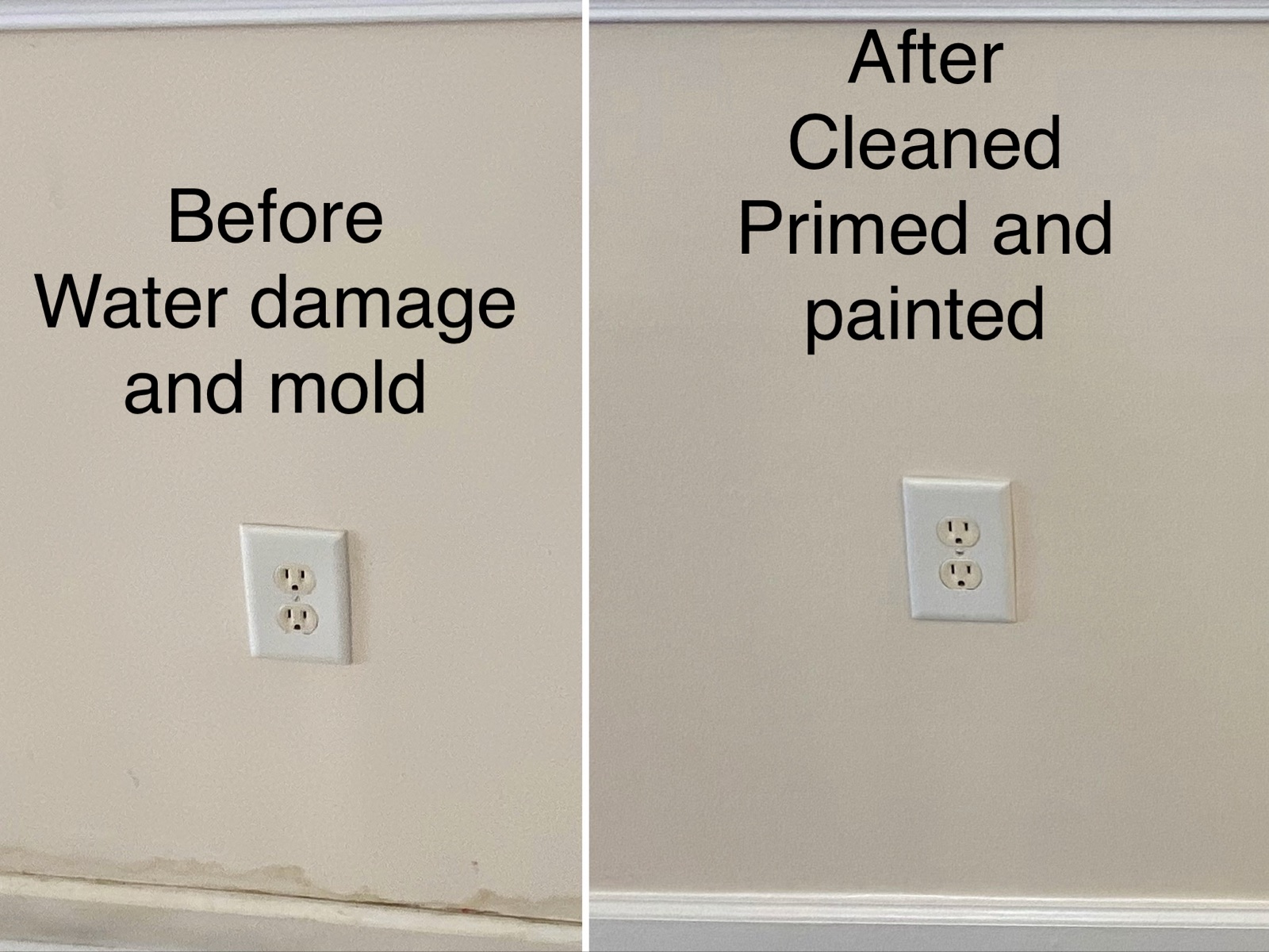 Repair & Repaint water damage